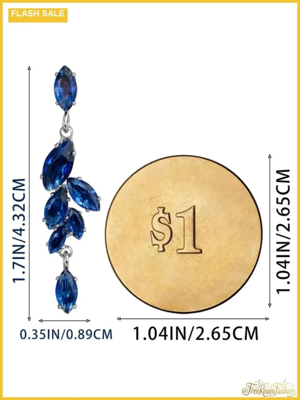 Sterling Silver Cubic Zirconia Marquise Dangle Drop Bridal Earrings